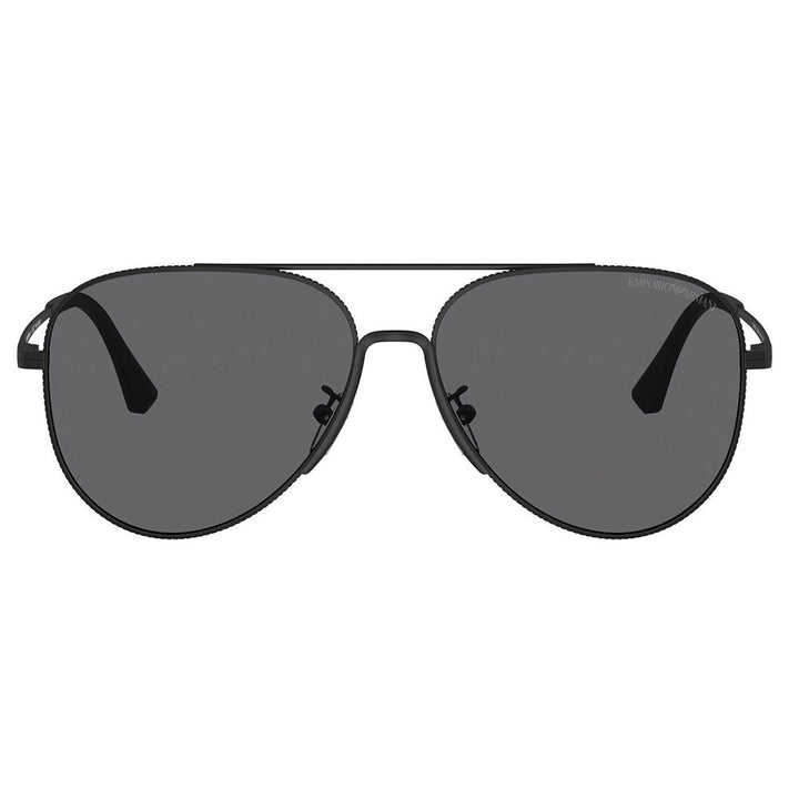 【正規品販売店】エンポリオアルマーニ サングラス 伊達 メガネ 眼鏡 EA2149D 300181 60 EMPORIO ARMANI メタル パイロット メンズ アジアンモデル 偏光
