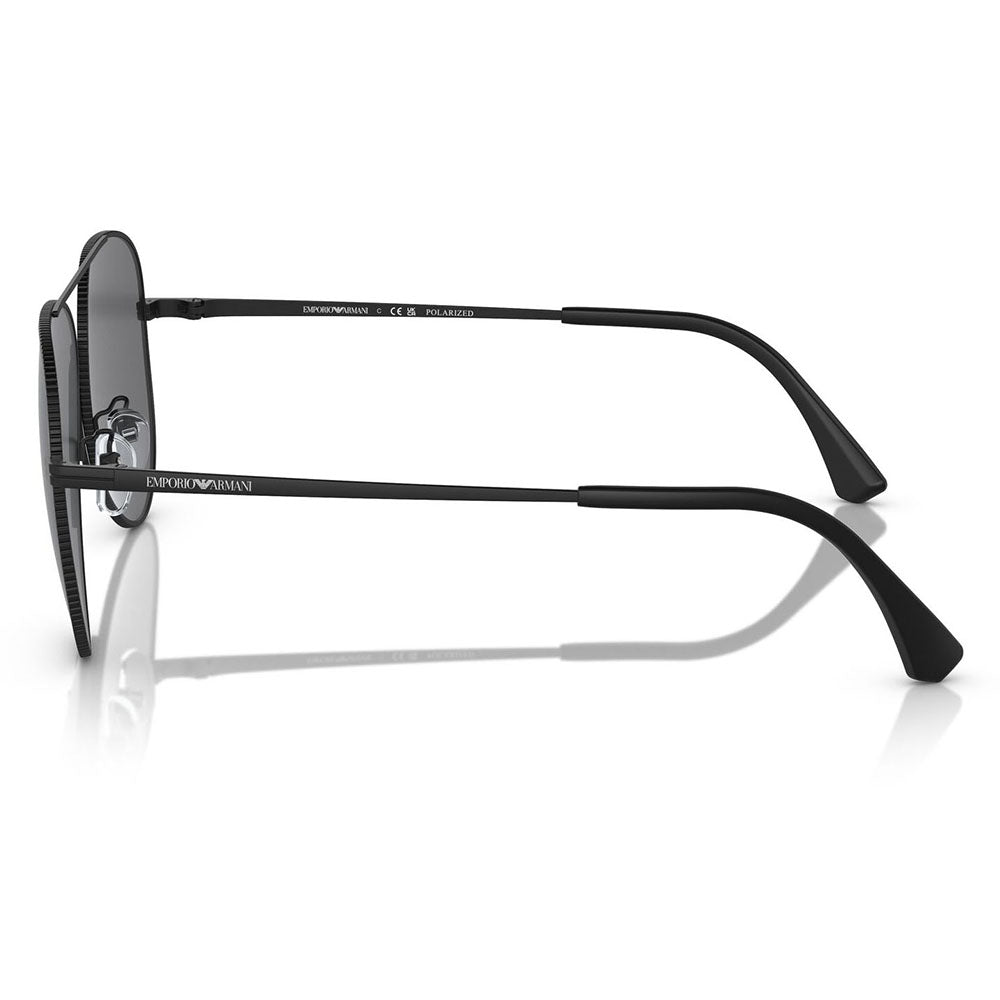 【正規品販売店】エンポリオアルマーニ サングラス 伊達 メガネ 眼鏡 EA2149D 300181 60 EMPORIO ARMANI メタル パイロット メンズ アジアンモデル 偏光