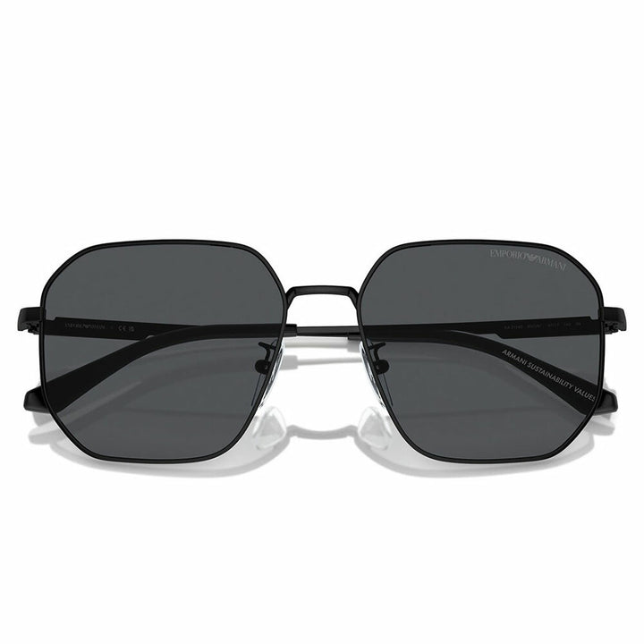 【正規品販売店】エンポリオアルマーニ サングラス 伊達 メガネ 眼鏡 EA2154D 300187 57 EMPORIO ARMANI パイロット アジアンフィット メンズ