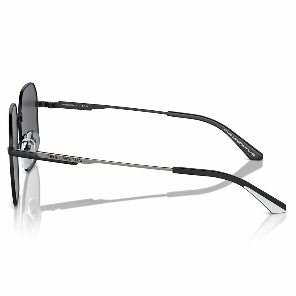 【正規品販売店】エンポリオアルマーニ サングラス 伊達 メガネ 眼鏡 EA2154D 300187 57 EMPORIO ARMANI パイロット アジアンフィット メンズ