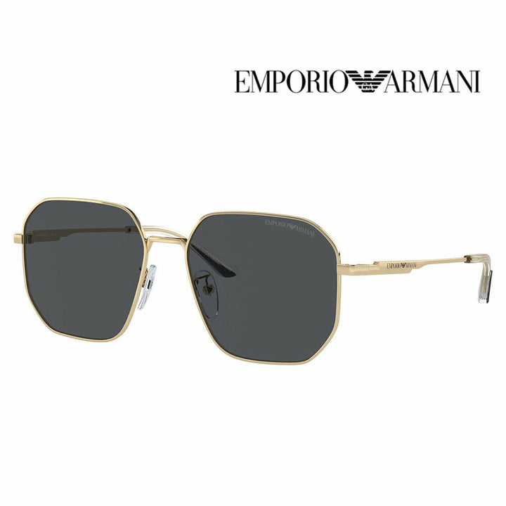 【正規品販売店】エンポリオアルマーニ サングラス 伊達 メガネ 眼鏡 EA2154D 301387 57 EMPORIO ARMANI パイロット アジアンフィット メンズ