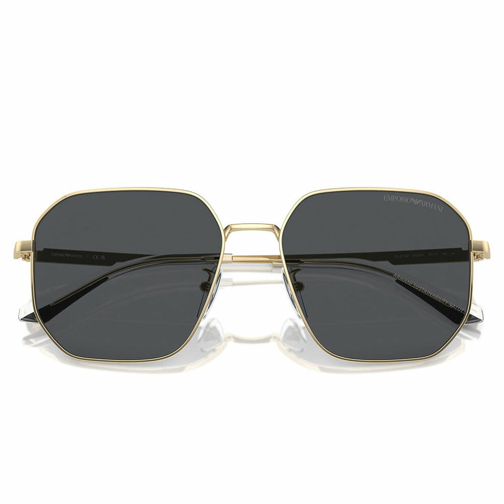 【正規品販売店】エンポリオアルマーニ サングラス 伊達 メガネ 眼鏡 EA2154D 301387 57 EMPORIO ARMANI パイロット アジアンフィット メンズ