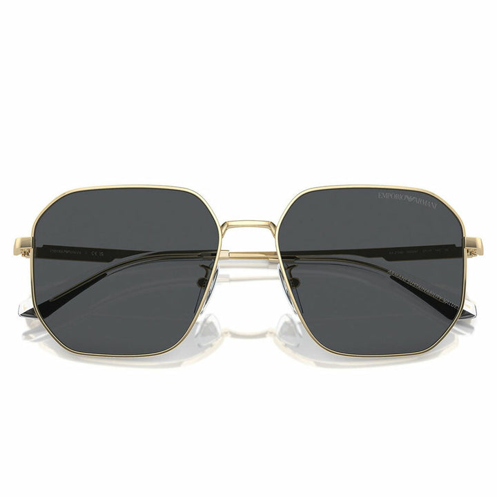 【正規品販売店】エンポリオアルマーニ サングラス 伊達 メガネ 眼鏡 EA2154D 301387 57 EMPORIO ARMANI パイロット アジアンフィット メンズ