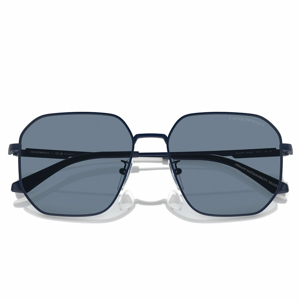 【正規品販売店】エンポリオアルマーニ サングラス 伊達 メガネ 眼鏡 EA2154D 30182V 57 EMPORIO ARMANI 偏光 パイロット アジアンフィット メンズ