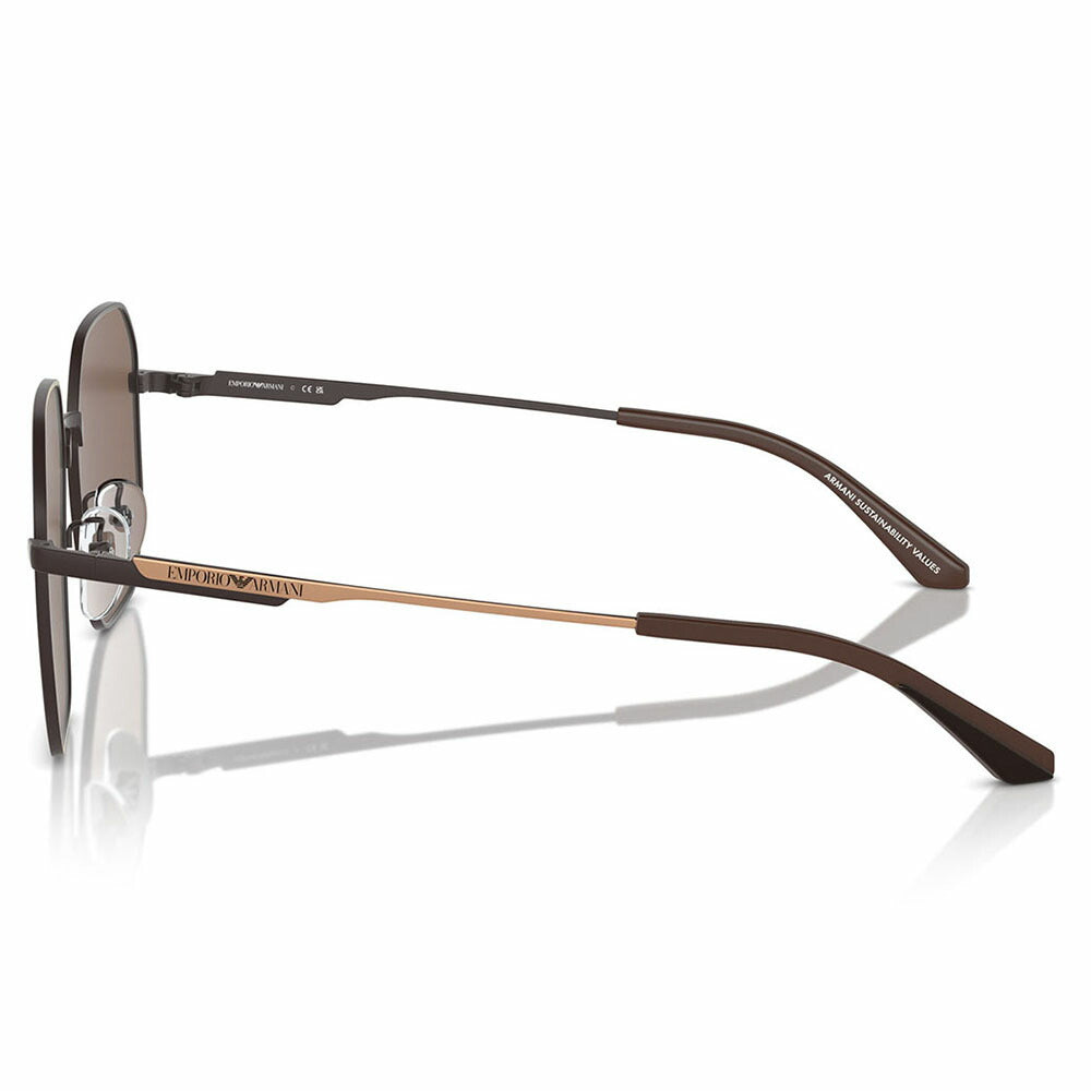 【正規品販売店】エンポリオアルマーニ サングラス 伊達 メガネ 眼鏡 EA2154D 320173 57 EMPORIO ARMANI パイロット アジアンフィット メンズ
