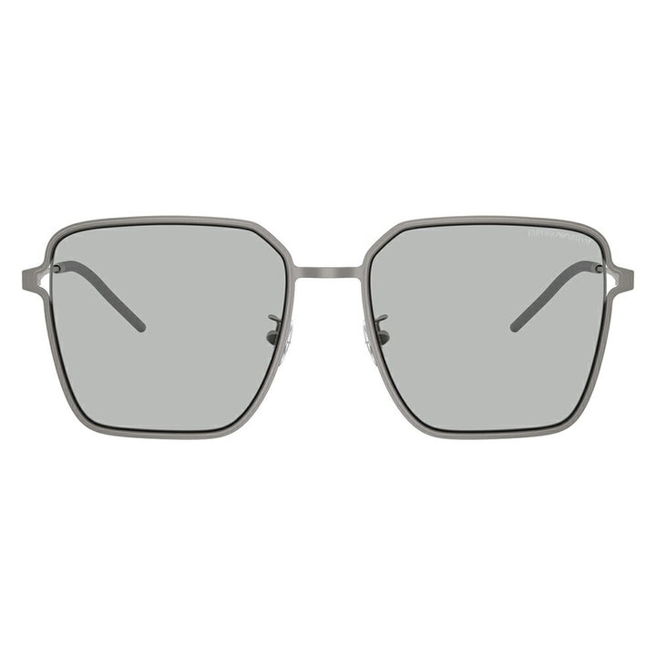 【正規品販売店】エンポリオアルマーニ サングラス 伊達 メガネ 眼鏡 EA2159D 300387 57 EMPORIO ARMANI アジアンフィットモデル ウェリントン スクエア メタル