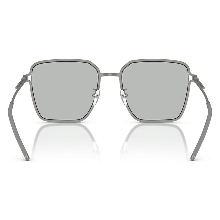 【正規品販売店】エンポリオアルマーニ サングラス 伊達 メガネ 眼鏡 EA2159D 300387 57 EMPORIO ARMANI アジアンフィットモデル ウェリントン スクエア メタル