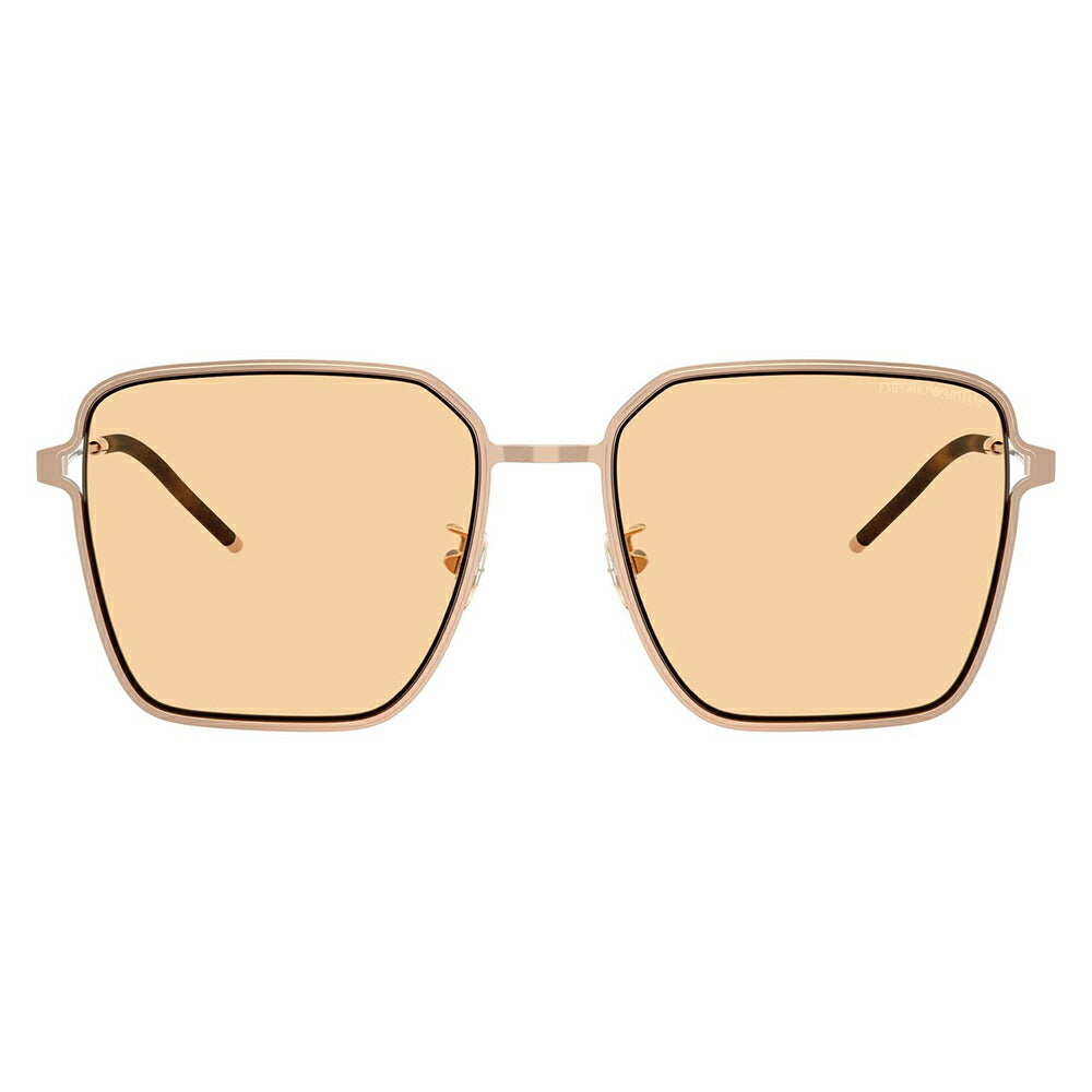 【正規品販売店】エンポリオアルマーニ サングラス 伊達 メガネ 眼鏡 EA2159D 3011/7 57 EMPORIO ARMANI アジアンフィットモデル ウェリントン スクエア メタル