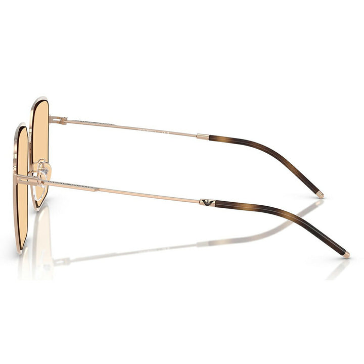 【正規品販売店】エンポリオアルマーニ サングラス 伊達 メガネ 眼鏡 EA2159D 3011/7 57 EMPORIO ARMANI アジアンフィットモデル ウェリントン スクエア メタル