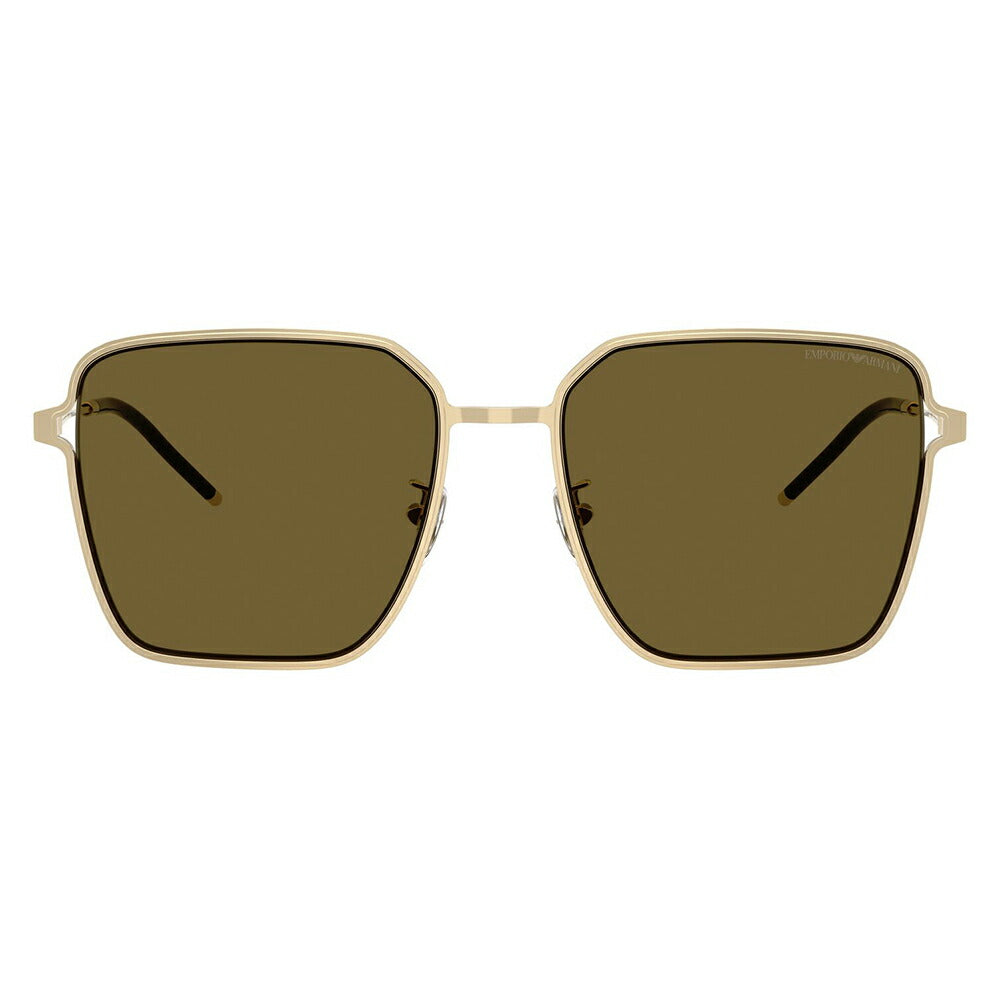 【正規品販売店】エンポリオアルマーニ サングラス 伊達 メガネ 眼鏡 EA2159D 301373 57 EMPORIO ARMANI アジアンフィットモデル ウェリントン スクエア メタル