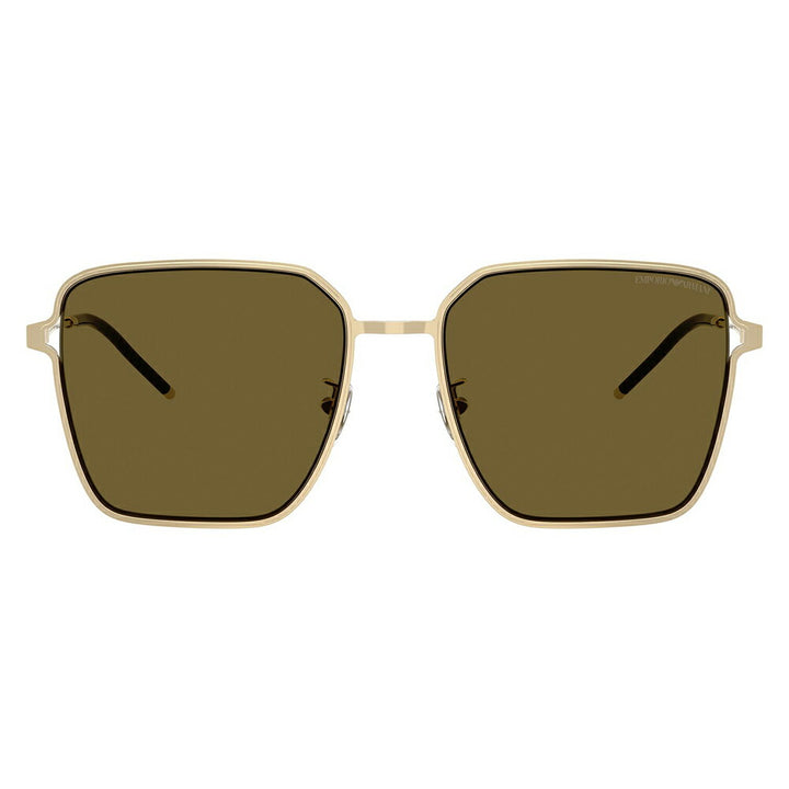 【正規品販売店】エンポリオアルマーニ サングラス 伊達 メガネ 眼鏡 EA2159D 301373 57 EMPORIO ARMANI アジアンフィットモデル ウェリントン スクエア メタル