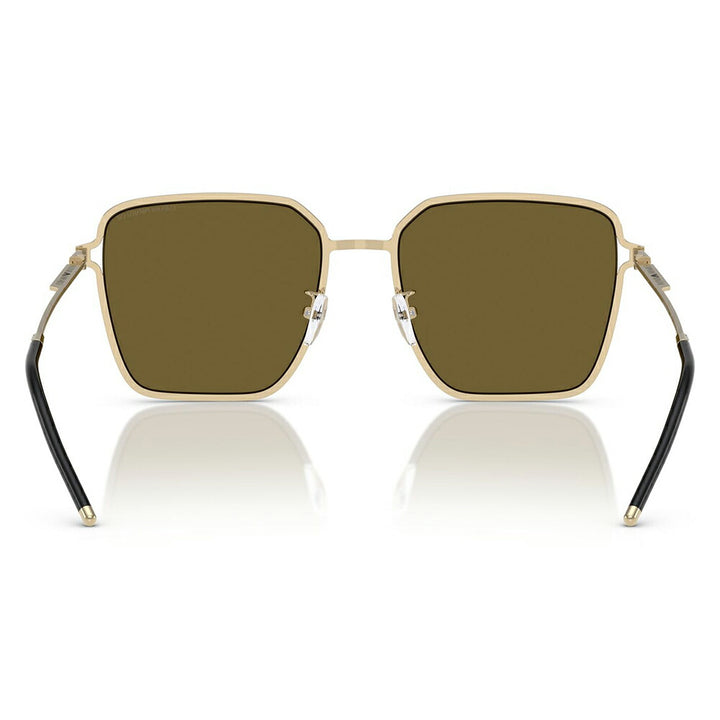 【正規品販売店】エンポリオアルマーニ サングラス 伊達 メガネ 眼鏡 EA2159D 301373 57 EMPORIO ARMANI アジアンフィットモデル ウェリントン スクエア メタル
