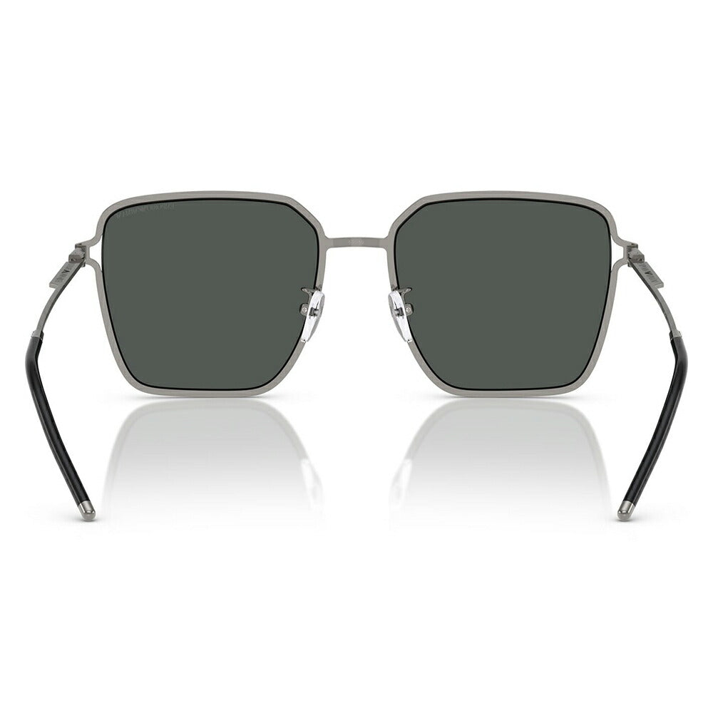 【正規品販売店】エンポリオアルマーニ サングラス 伊達 メガネ 眼鏡 EA2159D 301487 57 EMPORIO ARMANI アジアンフィットモデル ウェリントン スクエア メタル