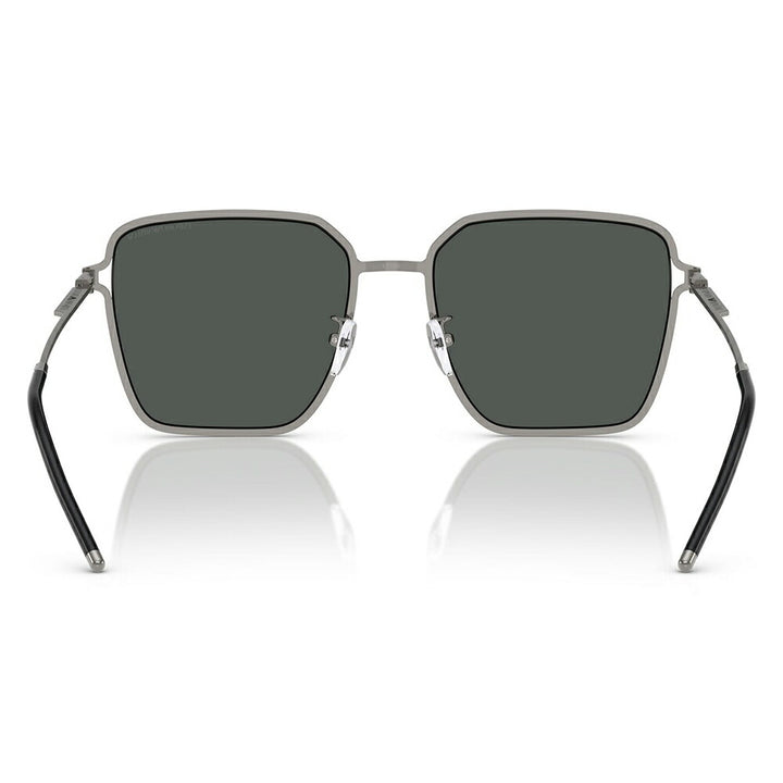 【正規品販売店】エンポリオアルマーニ サングラス 伊達 メガネ 眼鏡 EA2159D 301487 57 EMPORIO ARMANI アジアンフィットモデル ウェリントン スクエア メタル