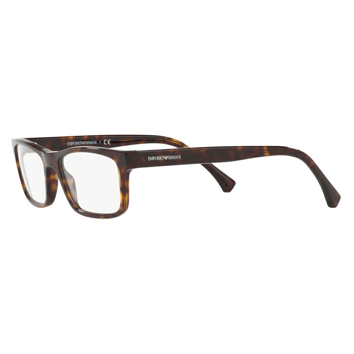 [Outlet] Non-prescription 1.55 lens replacement +0 yen Emporio Armani Fashion Glasses Eyeglasses Sunglasses EA3143F 5089 55 EMPORIO ARMANI Full fit model Square Cell 