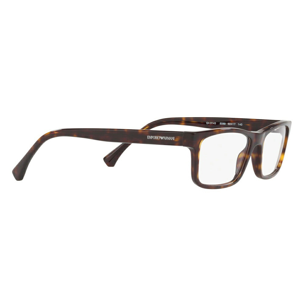 [Outlet] Non-prescription 1.55 lens replacement +0 yen Emporio Armani Fashion Glasses Eyeglasses Sunglasses EA3143F 5089 55 EMPORIO ARMANI Full fit model Square Cell 