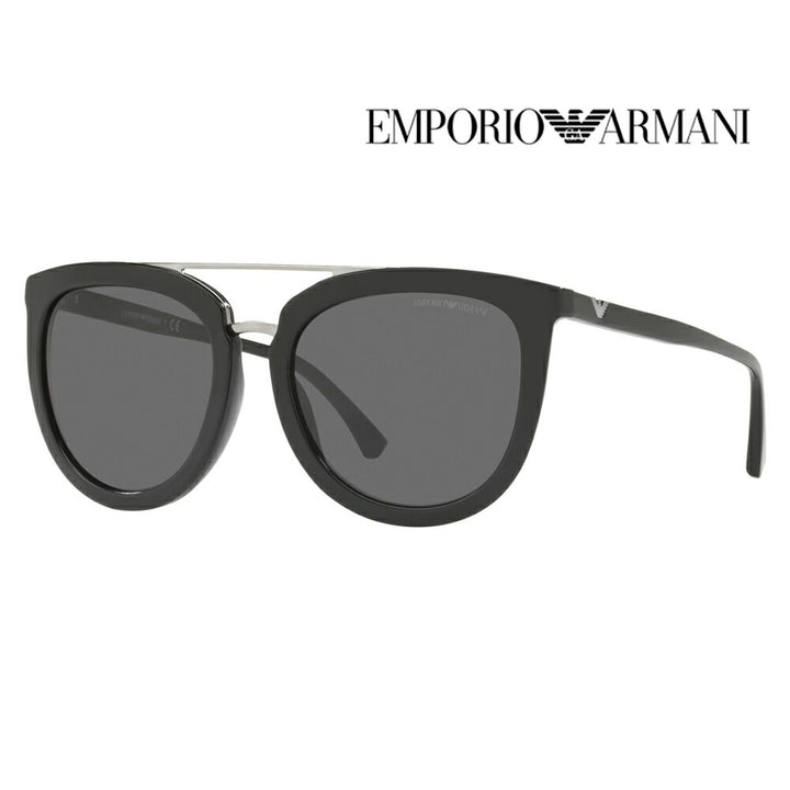 【オススメ価格】エンポリオアルマーニ サングラス EA4096D 508711 56 EMPORIO ARMANI アジアンモデル ダブルブリッジ ウェリントン セル