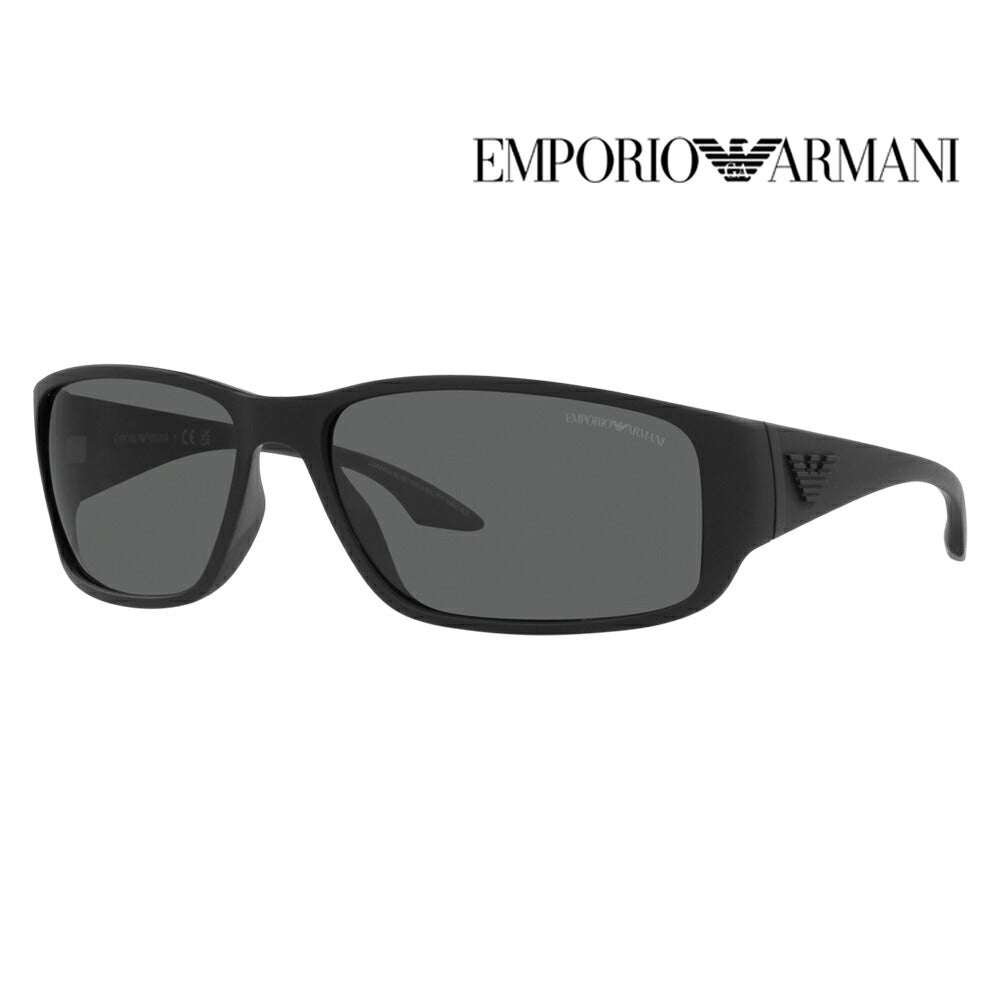 [Authorized Retailer] Emporio Armani Sunglasses EA4191U 506387 64 EMPORIO ARMANI Cell Men's Rectangle 