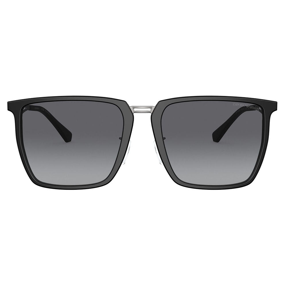 【正規品販売店】エンポリオアルマーニ サングラス EA4196D 5001T3 57 EMPORIO ARMANI アジアンモデル スクエア メタル メンズ 偏光