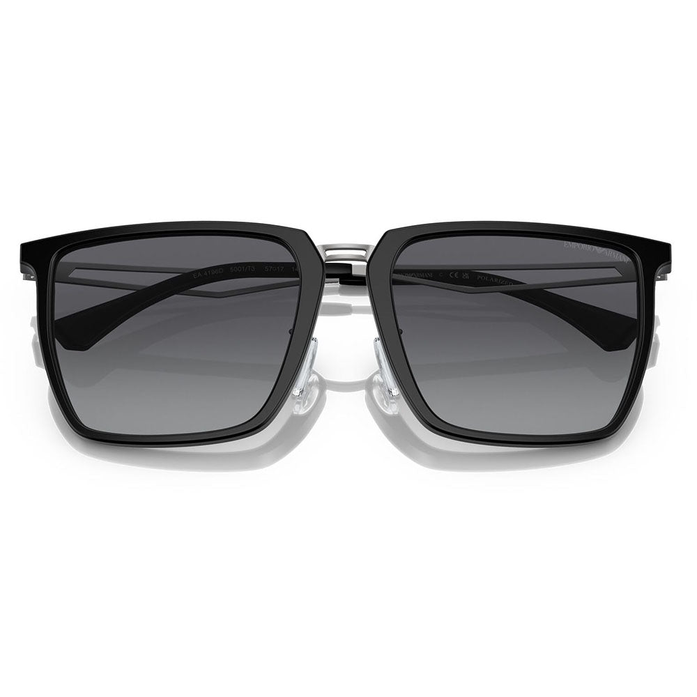 【正規品販売店】エンポリオアルマーニ サングラス EA4196D 5001T3 57 EMPORIO ARMANI アジアンモデル スクエア メタル メンズ 偏光