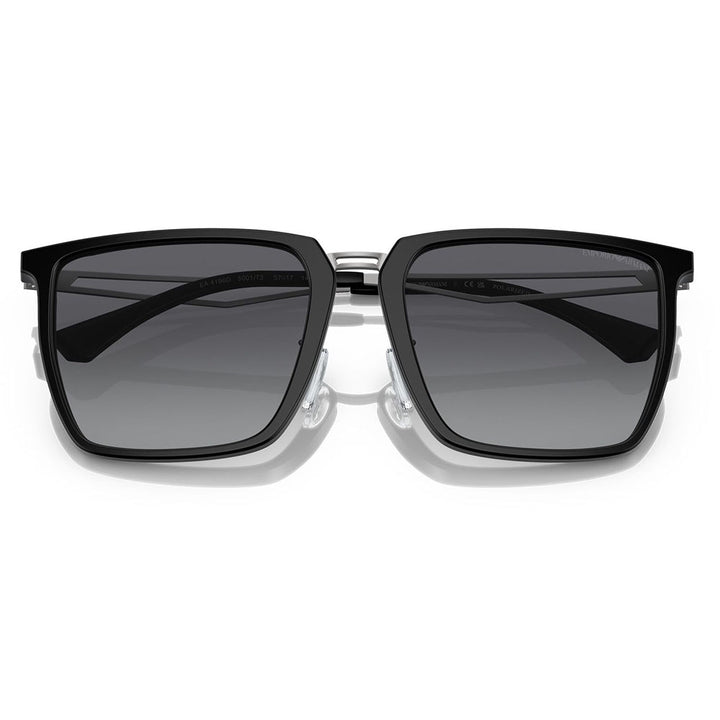 【正規品販売店】エンポリオアルマーニ サングラス EA4196D 5001T3 57 EMPORIO ARMANI アジアンモデル スクエア メタル メンズ 偏光