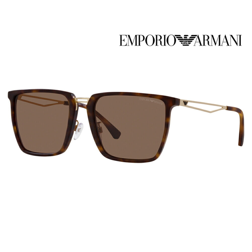 [Authentic Retailer] Emporio Armani Sunglasses EA4196D 500273 57 EMPORIO ARMANI Asian Model Square Metal Men's 