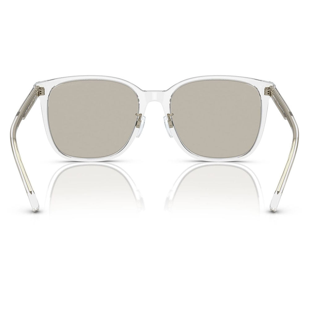 【正規品販売店】エンポリオアルマーニ サングラス 伊達 メガネ 眼鏡 EA4206D 5893/3 57 EMPORIO ARMANI セル スクエア メンズ アジアンデザインモデル