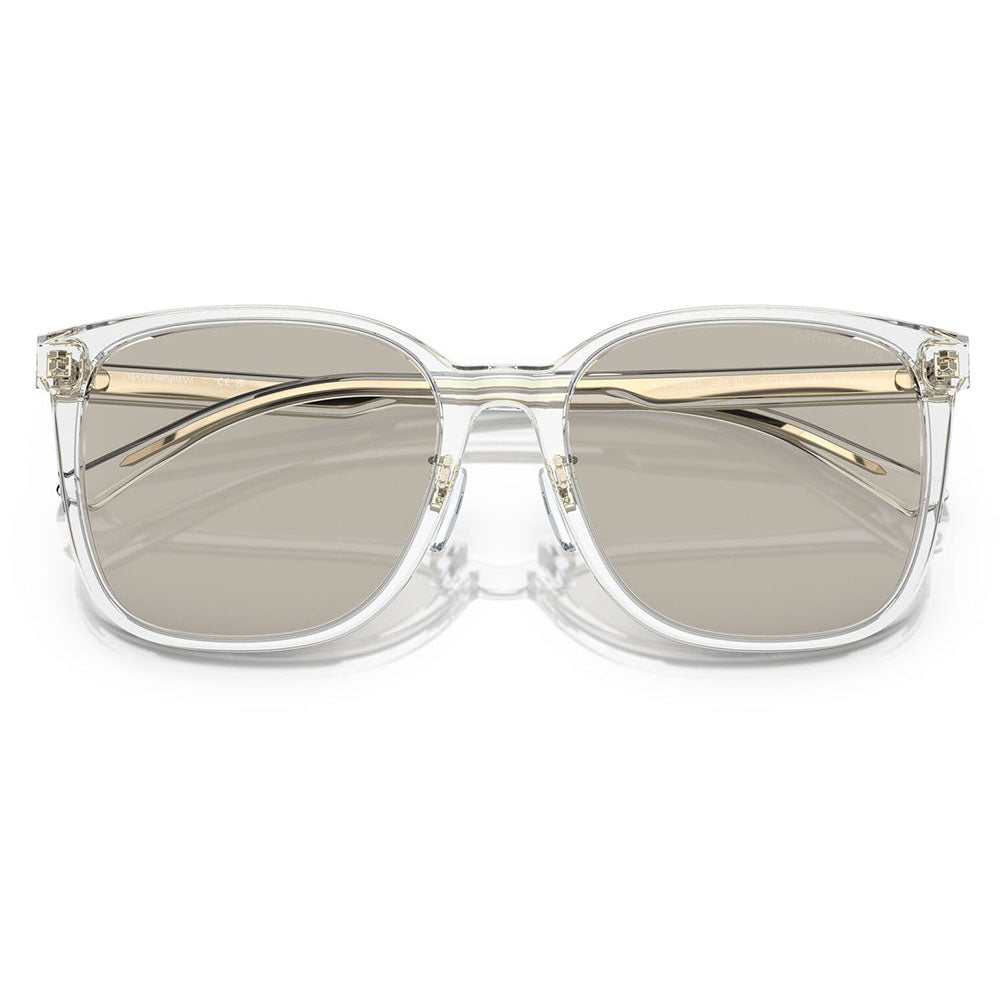 【正規品販売店】エンポリオアルマーニ サングラス 伊達 メガネ 眼鏡 EA4206D 5893/3 57 EMPORIO ARMANI セル スクエア メンズ アジアンデザインモデル