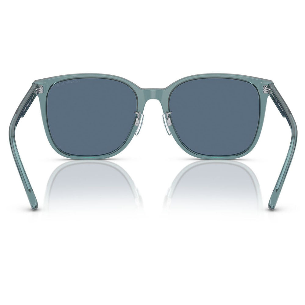 【正規品販売店】エンポリオアルマーニ サングラス 伊達 メガネ 眼鏡 EA4206D 593480 57 EMPORIO ARMANI セル スクエア メンズ アジアンデザインモデル