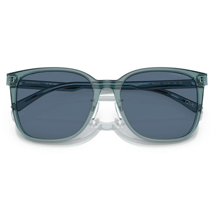 【正規品販売店】エンポリオアルマーニ サングラス 伊達 メガネ 眼鏡 EA4206D 593480 57 EMPORIO ARMANI セル スクエア メンズ アジアンデザインモデル