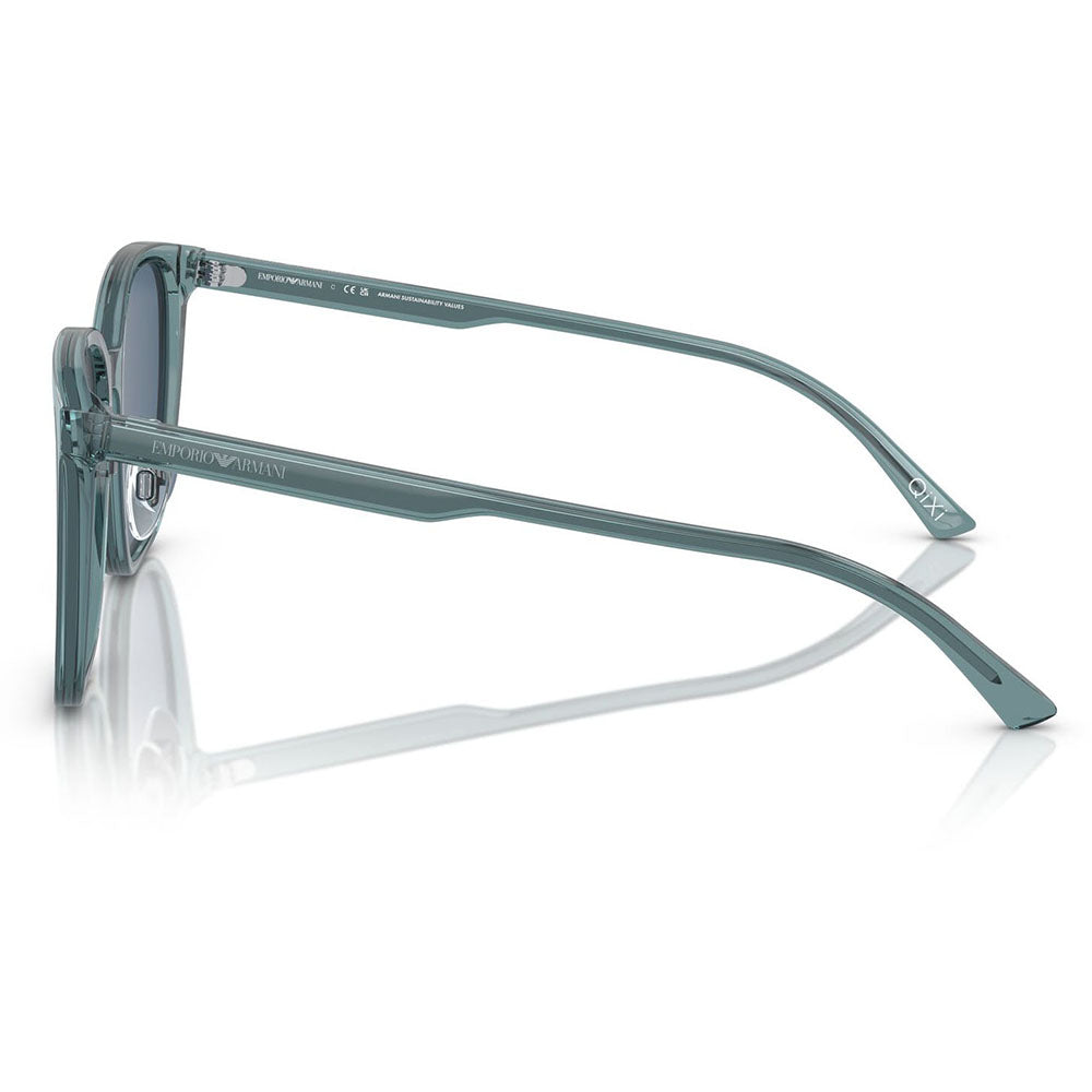 【正規品販売店】エンポリオアルマーニ サングラス 伊達 メガネ 眼鏡 EA4206D 593480 57 EMPORIO ARMANI セル スクエア メンズ アジアンデザインモデル