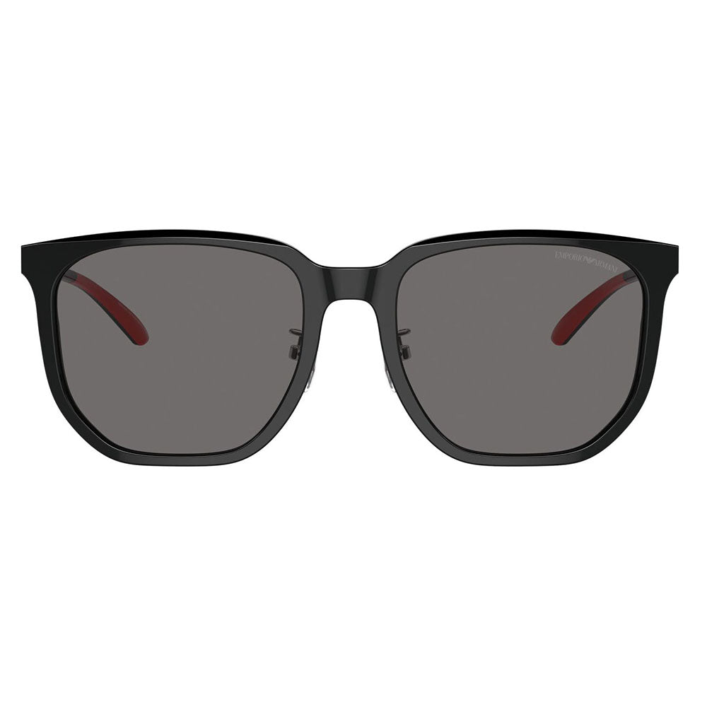 【正規品販売店】エンポリオアルマーニ サングラス 伊達 メガネ 眼鏡 EA4215D 501781 56 EMPORIO ARMANI セル スクエア メンズ アジアンデザインモデル 偏光