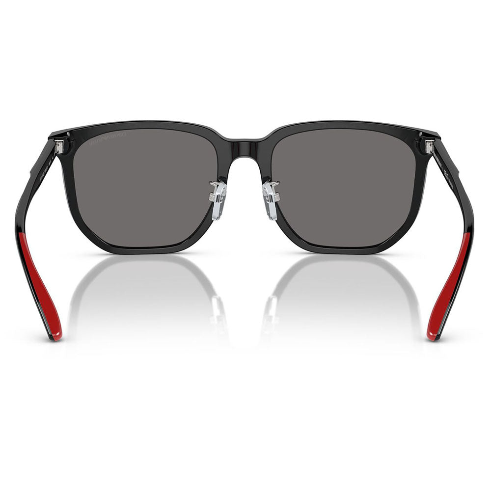 【正規品販売店】エンポリオアルマーニ サングラス 伊達 メガネ 眼鏡 EA4215D 501781 56 EMPORIO ARMANI セル スクエア メンズ アジアンデザインモデル 偏光