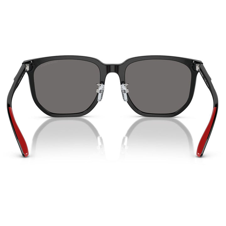【正規品販売店】エンポリオアルマーニ サングラス 伊達 メガネ 眼鏡 EA4215D 501781 56 EMPORIO ARMANI セル スクエア メンズ アジアンデザインモデル 偏光