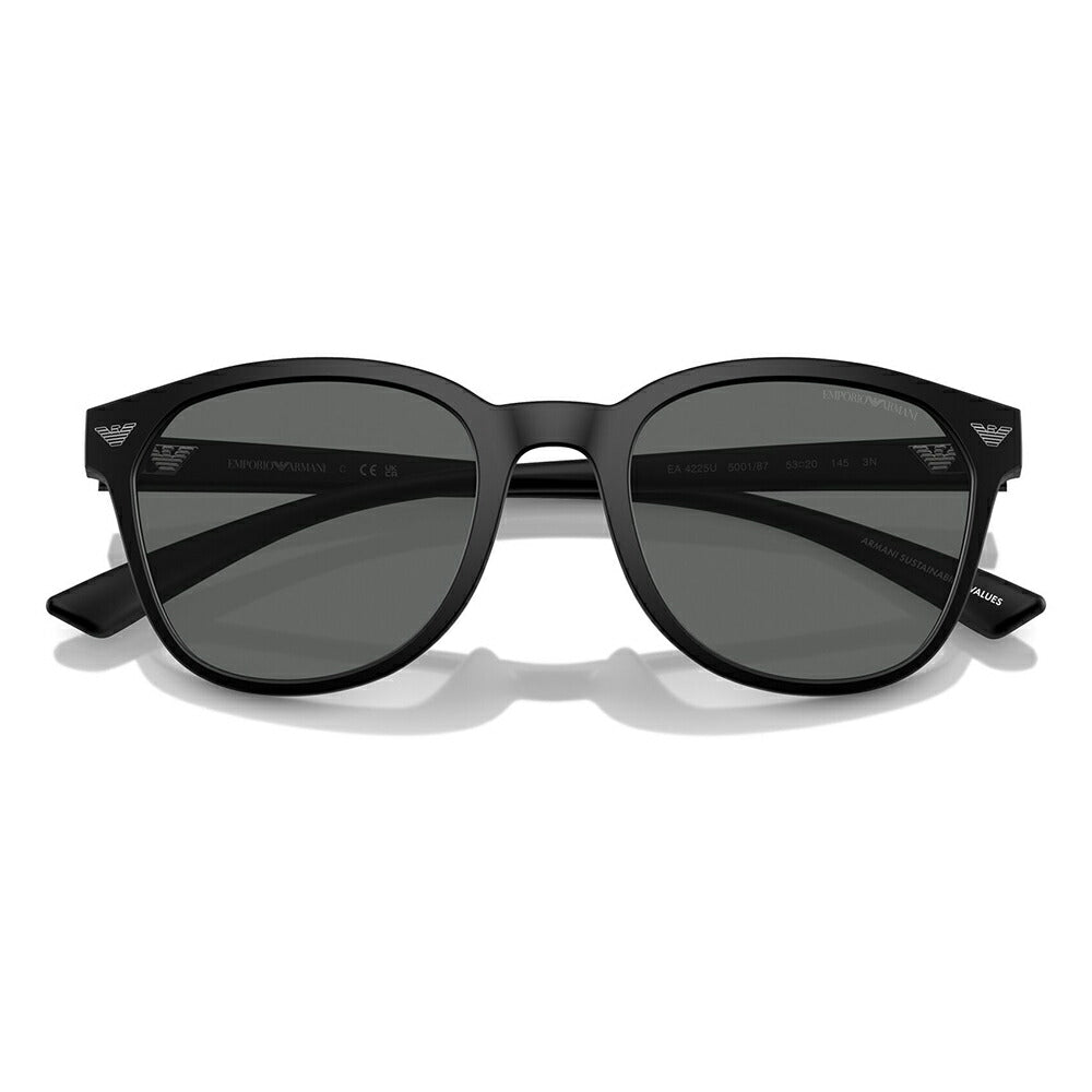 【正規品販売店】EMPORIO ARMANI サングラス EA4225U 500187 53 セル パントス メンズ アジアンデザインモデル