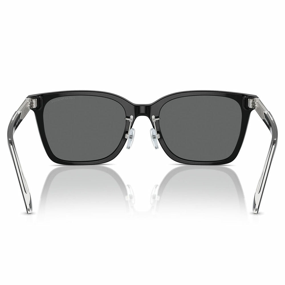 【正規品販売店】エンポリオアルマーニ サングラス 伊達 メガネ 眼鏡 EA4226D 501787 55 EMPORIO ARMANI スクエア アジアンフィット メンズ