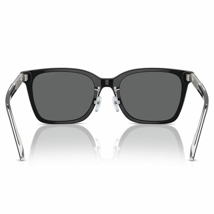 【正規品販売店】エンポリオアルマーニ サングラス 伊達 メガネ 眼鏡 EA4226D 501787 55 EMPORIO ARMANI スクエア アジアンフィット メンズ