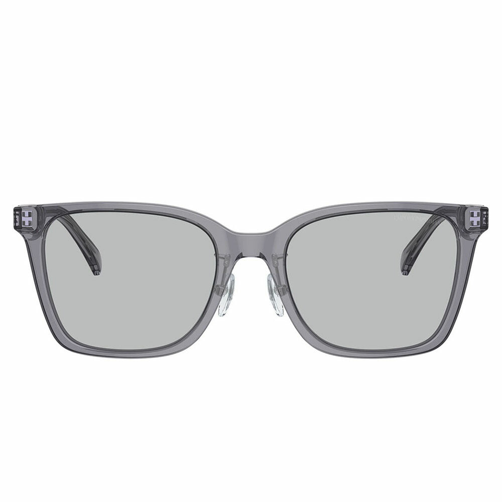 【正規品販売店】エンポリオアルマーニ サングラス 伊達 メガネ 眼鏡 EA4226D 502987 55 EMPORIO ARMANI スクエア アジアンフィット メンズ