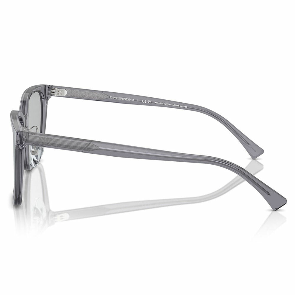 【正規品販売店】エンポリオアルマーニ サングラス 伊達 メガネ 眼鏡 EA4226D 502987 55 EMPORIO ARMANI スクエア アジアンフィット メンズ