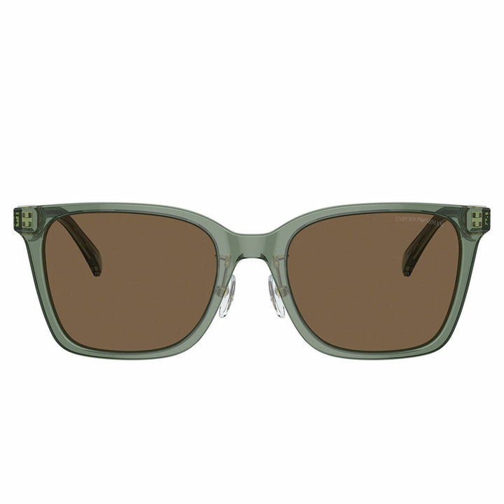 【正規品販売店】エンポリオアルマーニ サングラス 伊達 メガネ 眼鏡 EA4226D 536273 55 EMPORIO ARMANI スクエア アジアンフィット メンズ