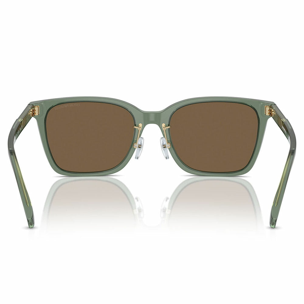 【正規品販売店】エンポリオアルマーニ サングラス 伊達 メガネ 眼鏡 EA4226D 536273 55 EMPORIO ARMANI スクエア アジアンフィット メンズ