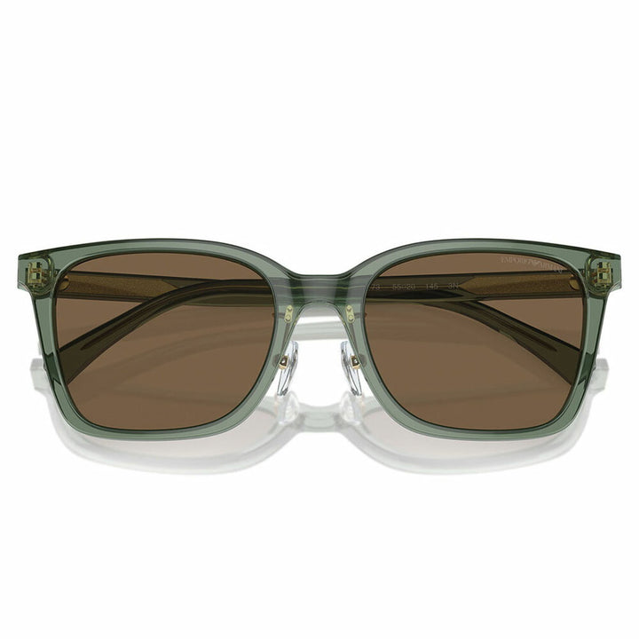 【正規品販売店】エンポリオアルマーニ サングラス 伊達 メガネ 眼鏡 EA4226D 536273 55 EMPORIO ARMANI スクエア アジアンフィット メンズ