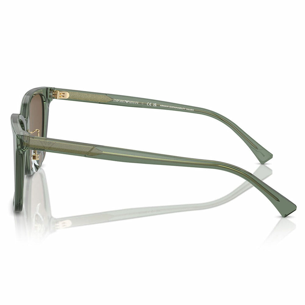 【正規品販売店】エンポリオアルマーニ サングラス 伊達 メガネ 眼鏡 EA4226D 536273 55 EMPORIO ARMANI スクエア アジアンフィット メンズ