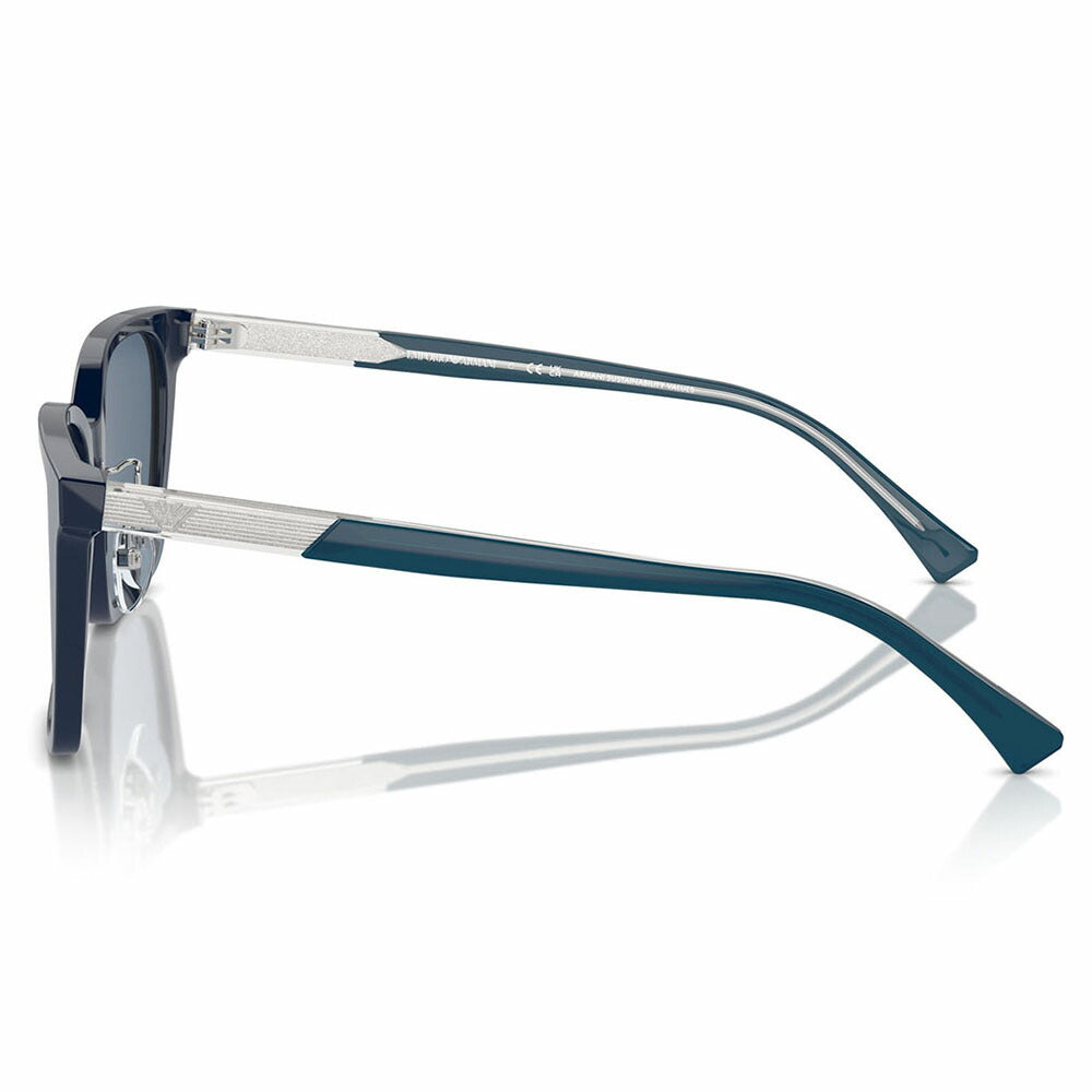 【正規品販売店】エンポリオアルマーニ サングラス 伊達 メガネ 眼鏡 EA4226D 603980 55 EMPORIO ARMANI スクエア アジアンフィット メンズ