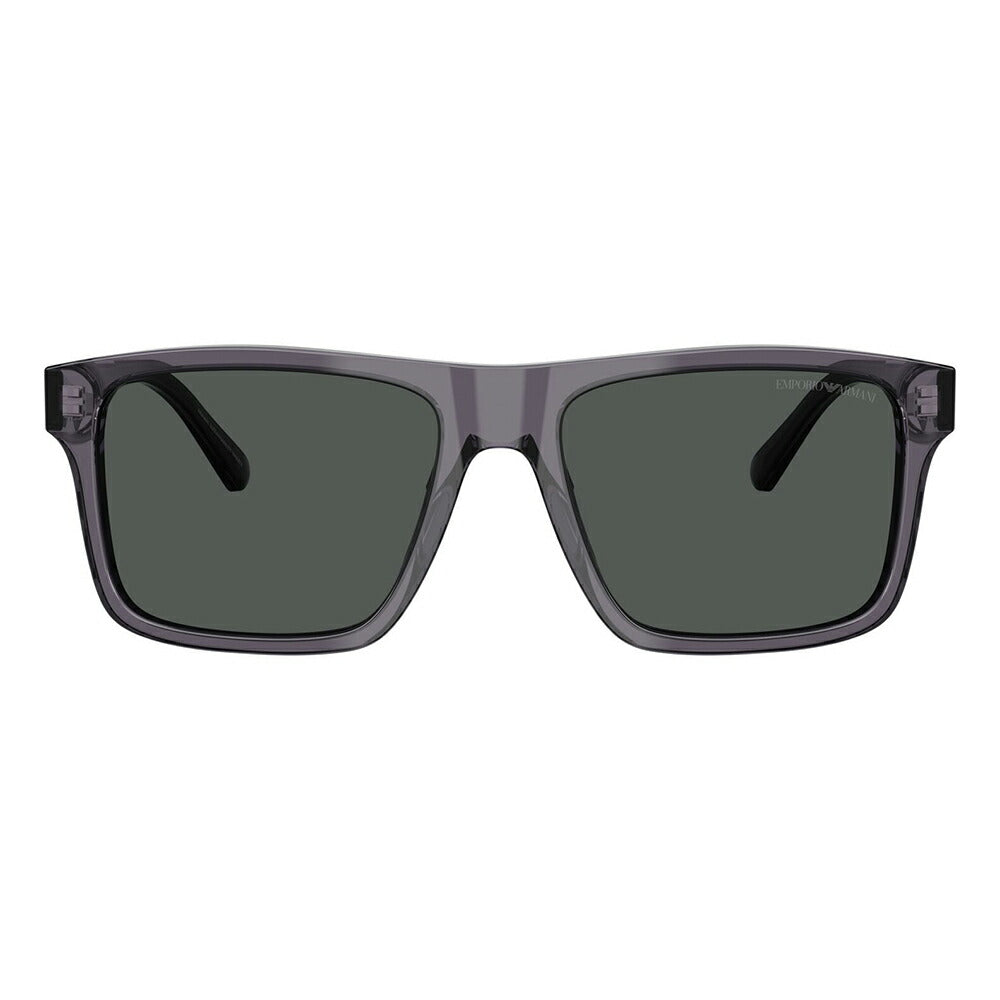 【正規品販売店】エンポリオアルマーニ サングラス EA4232F 610687 57 EMPORIO ARMANI セル スクエア メンズ フルフィットモデル