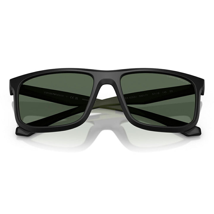【正規品販売店】エンポリオアルマーニ サングラス EA4234U 500171 57 EMPORIO ARMANI セル スクエア メンズ ユニバーサルデザイン