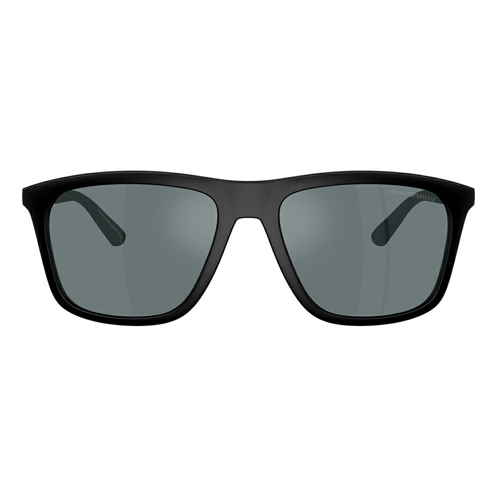 【正規品販売店】エンポリオアルマーニ サングラス EA4237F 50016G 57 EMPORIO ARMANI セル スクエア メンズ フルフィットモデル ミラーレンズ