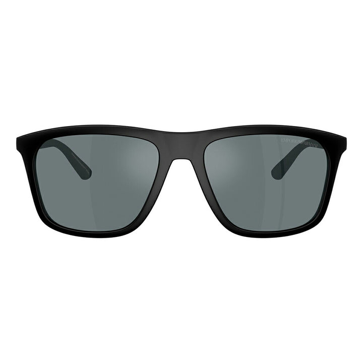 【正規品販売店】エンポリオアルマーニ サングラス EA4237F 50016G 57 EMPORIO ARMANI セル スクエア メンズ フルフィットモデル ミラーレンズ