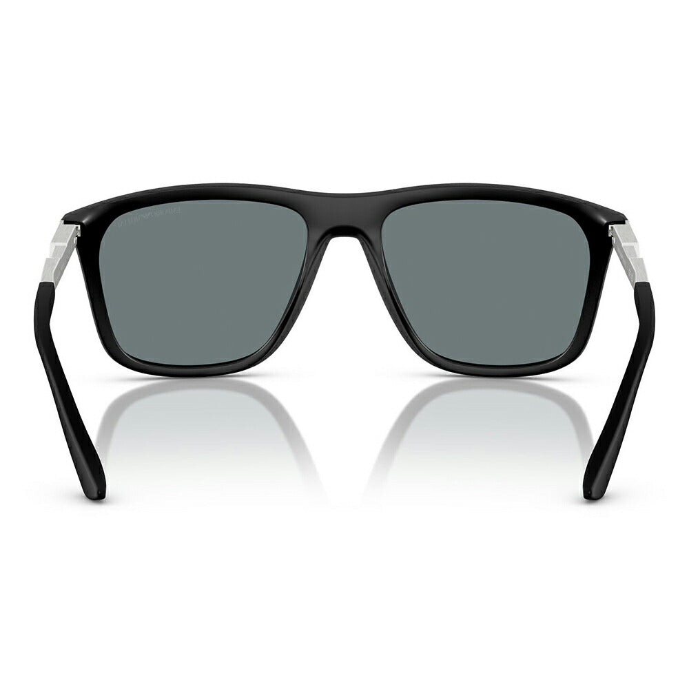 【正規品販売店】エンポリオアルマーニ サングラス EA4237F 50016G 57 EMPORIO ARMANI セル スクエア メンズ フルフィットモデル ミラーレンズ