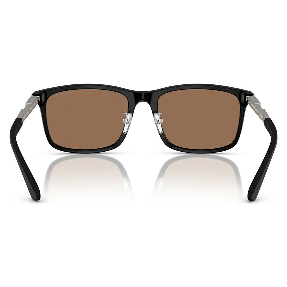 【正規品販売店】エンポリオアルマーニ サングラス 伊達 メガネ 眼鏡 EA4241D 500173 57 EMPORIO ARMANI アジアンデザインモデル  スクエア セル メンズ
